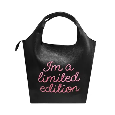 Lilly Loves Women's Bucket I'm A Ltd Edition Black Bag