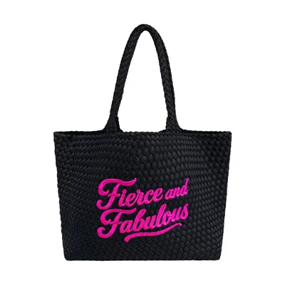 Lilly Loves Women's Fierce And Fabulous Black Handbag