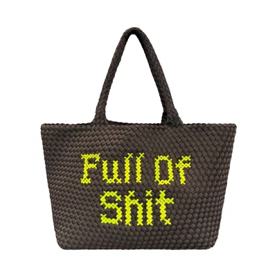 Lilly Loves Women's Full Of Shit Grey Handbag