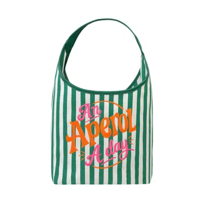 Lilly Loves Women's Green An Aperol A Day Beach Bag!