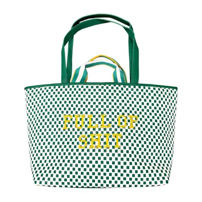 Lilly Loves Women's Green Full Of Shit Shoulder Bag