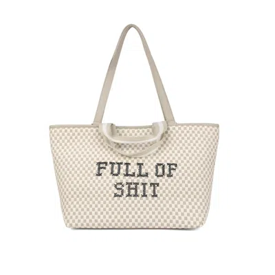 Lilly Loves Women's Grey Full Of Shit Handbag In Grey