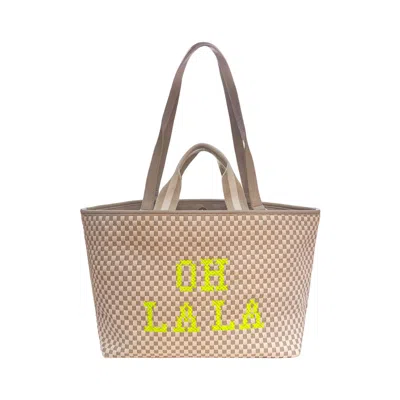 Lilly Loves Women's Grey / Yellow Oh La La Summer Bag In Multi