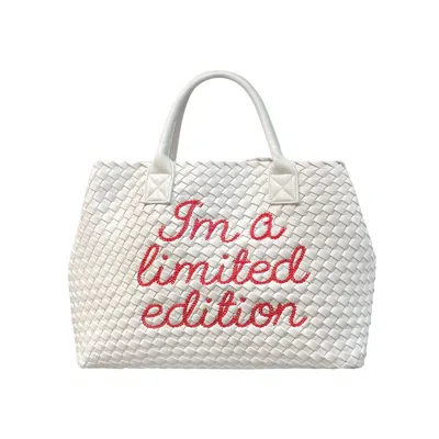 Lilly Loves Women's I'm A Limited Edition White Handbag.