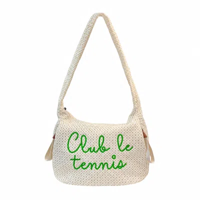 Lilly Loves Women's Neutrals Club Le Tennis Bag In White