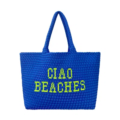 Lilly Loves Women's New Blue Ciao Beaches Handbag
