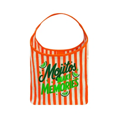 Lilly Loves Women's Orange Mojitos Make Memories Bag