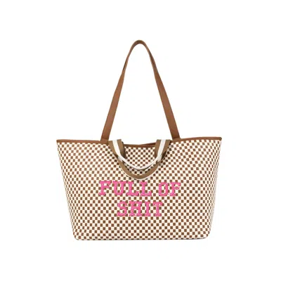 Lilly Loves Women's Pink And Brown Full Of Shit