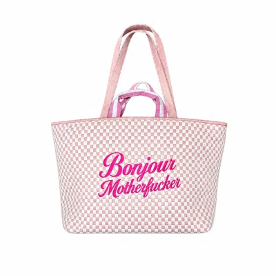 Lilly Loves Women's Pink Bonjour Mother Fucker Bag