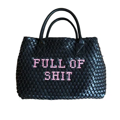 Lilly Loves Women's Pink Full Of Shit Vegan Leather Bag