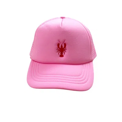 Lilly Loves Women's Pink / Purple Pink Lobster Trucker Hat