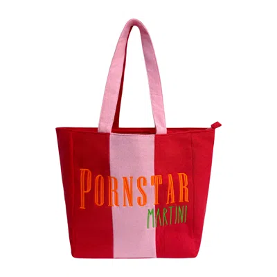 Lilly Loves Women's Pink / Red Pornstar Martini Terry Beach Bag In Multi