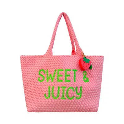 Lilly Loves Women's Pink Sweet & Juicy Handbag