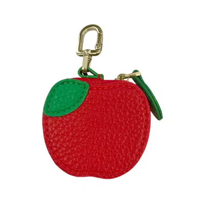 Lilly Loves Women's Red Apple Bag Charm Purse