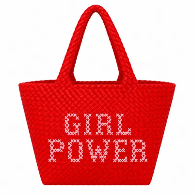 Lilly Loves Women's Red Girl Power Handbag