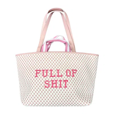 Lilly Loves Women's Rose Pink Full Of Shit Bag
