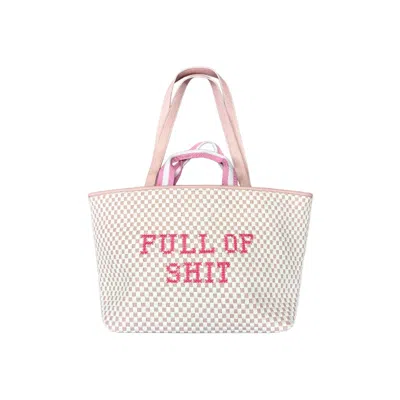 Lilly Loves Women's Rose Pink Full Of Shit Handbag