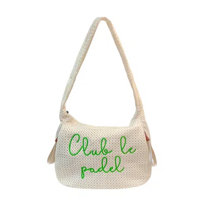 Lilly Loves Women's White Club Le Padel Gym Bag