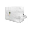 Lilly Loves Women's White Palm Tree Cosmetic Bag