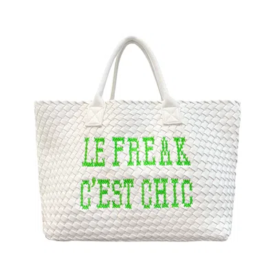 Lilly Loves Women's White Vegan Le Freak C'est Chic Handbag