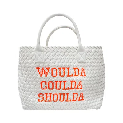 Lilly Loves Women's White Vegan Woulda Shoulda Coulda Handbag