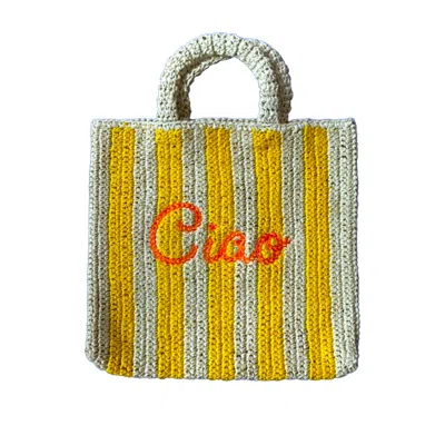 Lilly Loves Women's Yellow / Orange Ciao Yellow And Orange Beach Bag