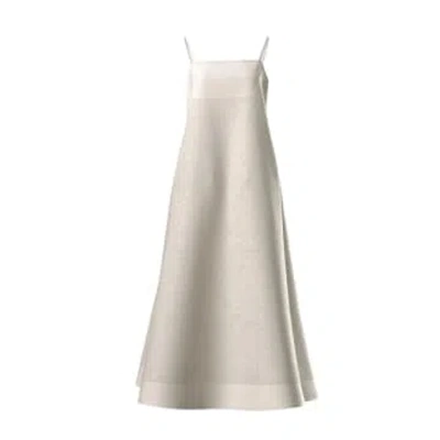 Lilly Pilly Coco Linen Dress In Gray