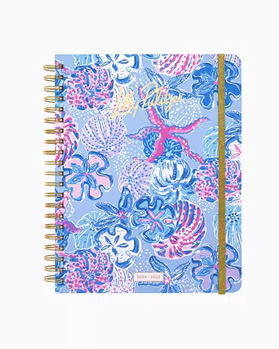 Lilly Pulitzer 2024-2025 17 Month Jumbo Agenda In Brown