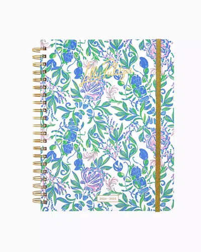 Lilly Pulitzer 2024-2025 17 Month Jumbo Agenda In Blue