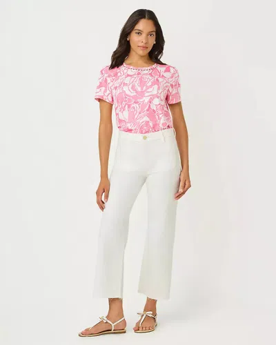 Lilly Pulitzer Harleen High-rise Crop Je In White