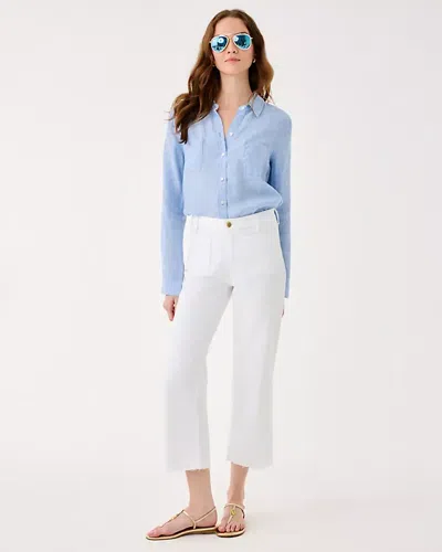 Lilly Pulitzer 27" Harleen High Rise Crop Jean In Neutral