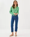 Lilly Pulitzer 28" Lindessa High Rise Crop Jean In Blue