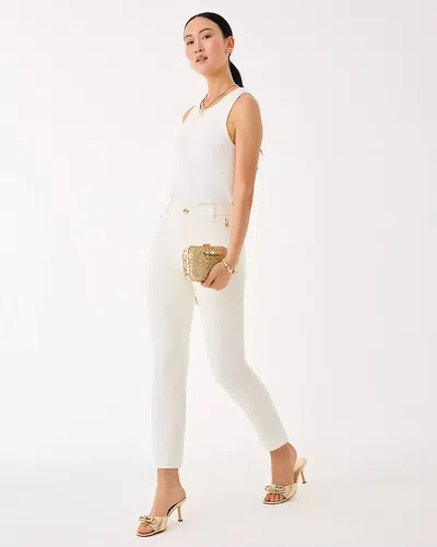 Lilly Pulitzer 29" Ana High Rise Pant In White