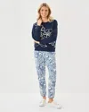 Lilly Pulitzer 29" Silvie Terry Jogger In Blue