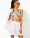 Lilly Pulitzer 3" Portor Cover-up Shorts In Resort White