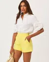 Lilly Pulitzer 3" Sarissa Stretch Short In Yellow