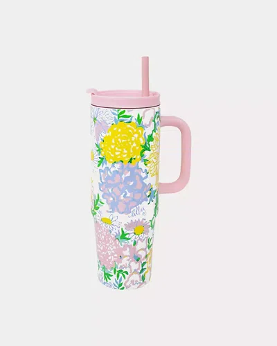 Lilly Pulitzer 30 oz Stainless Steel Tumbler With Handle In Multi