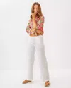 Lilly Pulitzer 31" Brawley Linen Pant In Resort White