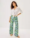 Lilly Pulitzer 31" Daylen Linen Palazzo Pant In White