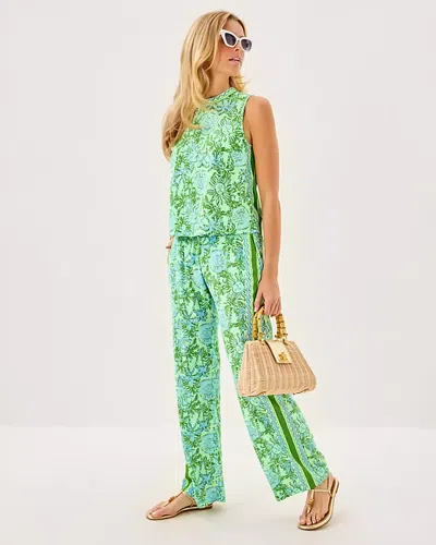 Lilly Pulitzer 32" Bal Harbour Palazzo Pant In Green