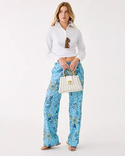 Lilly Pulitzer 32" Bal Harbour Palazzo Pant In Blue