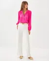 Lilly Pulitzer 32" Celesta High Rise Palazzo Pant In White