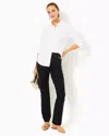 Lilly Pulitzer 32" Declynn Polished High Rise Straight Leg Pant In Noir