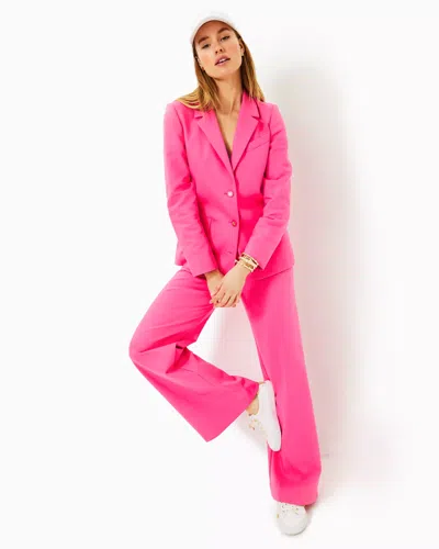 Lilly Pulitzer 33" Colletti High Rise Trouser In Passion Fruit Pink
