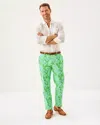 Lilly Pulitzer 34" Men's Stuff Mizner Pant In Green