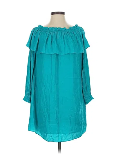 Pre-owned Lilly Pulitzer 3/4 Sleeve Blouse In Blue