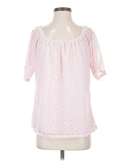 Pre-owned Lilly Pulitzer 3/4 Sleeve Blouse In Pink