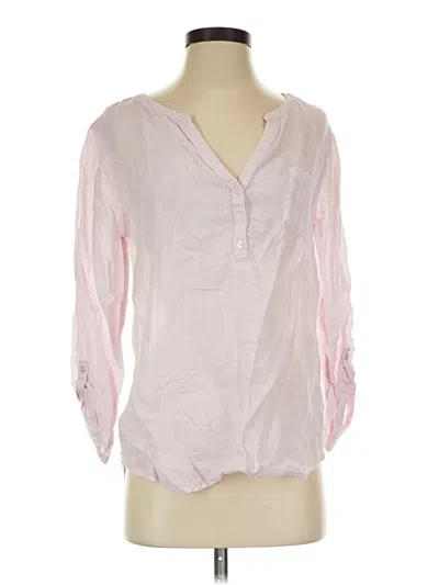 Pre-owned Lilly Pulitzer 3/4 Sleeve Blouse In Pink