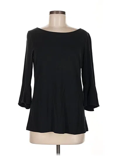 Pre-owned Lilly Pulitzer 3/4 Sleeve T-shirt In Black