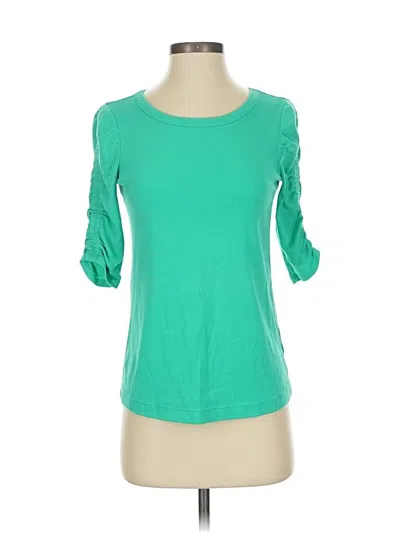 Pre-owned Lilly Pulitzer 3/4 Sleeve T-shirt In Green